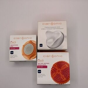Clarisonic Firming Massage Head With Brush And Smooth Disc for Feet Smart Lot